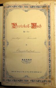 April in Oberschöllenbach - Gründung der FFW