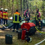 Waldbrand im Tennenloher Forst